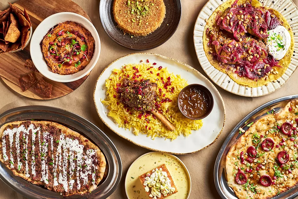 Restaurant photography spread of food perfect for glovo and just eats