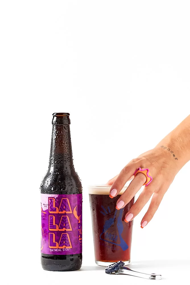 Product photography of local Barcelona craft beer