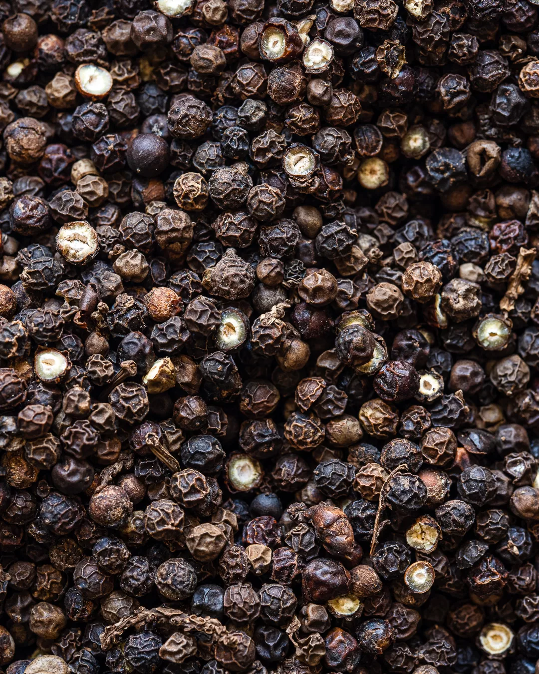 Marco food photography in Barcelona of peppercorns